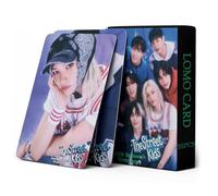 SUJEBKC 55psc Stray-kids Cartoline fotografiche per bambini randagi 55 pezzi album fotografico per bambini randagi biglietti Lomo merch per ragazzi e ragazze(THE STREET KIDS)