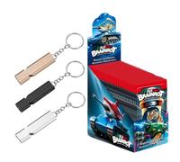 SUJEBKC P&D Scatola Box 30 bustine Skifidol Italian Brainrot mix Psichedelico - Trading Card Game - Gioco di carte collezionabile + portachiave fischietto