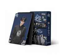 SUJEBKC Stray Kids Photocards,Photocard Stray Kids,55Pcs Album Photo Cards Kpop Gift Card Merch Kpop Lomo Card (Hop)