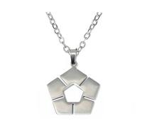 SUJEBRAN Blu Locks Collana Anime Figura Cosplay Accessori Costumi Blu Locks Logo Ciondolo Gioielli Catena In Metallo, Taglia unica, Lega di acciaio, Nessuna pietra preziosa