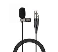 Sujeetec Microfono lavalier Microfono a bavero Compatibile con Shure Trasmettitore Wireless - Unidirezionale Condensatore Microfono - Spina Mini XLR TA4F