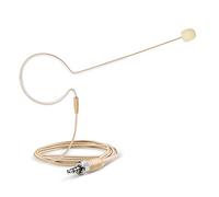 Sujeetec Pro - Cuffie con microfono a condensatore per cuffie Sennheiser Wireless System Bodypack, ideali per cantare, presentazioni, chiese, lezioni - beige