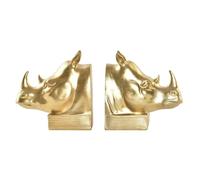 SUJETALIBROS SET 2 RESINA 15X7,5X14,5 DORADO