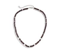 SUJHAL Collana da uomo con perle di legno, alla moda, colori misti, stile unico