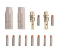 Sujurio 14Pcs 15AK Rivestimento Ugello di Protezione Antiaderente Scorie Saldatura Europeo Airless Gas Protezione Macchina Manicotto Protettivo