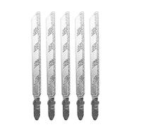 Sujurio 5Pcs 101mm 4 Pollice T Shank Jigsaw Lame Diamante Rivestito Jig Saw Blade Set Muratura Piastrelle Taglio Utensili Elettrici Accessori