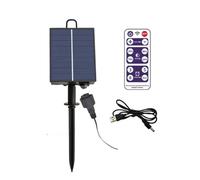 Sujurio Kit scatola di controllo solare da 1200 mAh, pannello batteria al litio da 3,7 V, 24 V, catena di luci a LED, lampada a striscia, ricarica DC, durevole, facile da usare