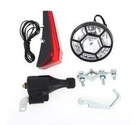 Sujurio Luce Della Bici Motorizzata Della Bicicletta Generatore di Attrito Dinamo Coda Kit 6 V 3 W Accessori Bici