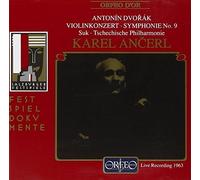Suk/Ancerl/Tp Violin Concerto/symphony No. 9 (Ancerl, Czech Po, Suk) (CD) Album