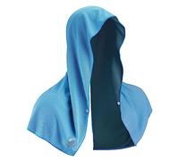 Sukeen Asciugamani rinfrescanti per collo e viso, avvolgitori per collo rinfrescante, asciugamano traspirante per il sudore, asciugamano per la testa, campeggio, ciclismo-Blu