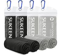 Sukeen Asciugamano rinfrescante per collo e viso (101,6 x 30,5 cm), asciugamani rinfrescanti in microfibra per atleti, asciugamani rinfrescanti istantanei per yoga, palestra, golf, corsa, fitness e