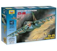 Sukhoi Su-25 Soviet Attack Fighter 1:72 Plastic Model Kit 7227 ZVEZDA