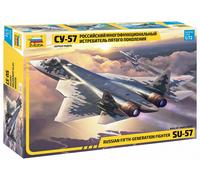 Sukhoi Su-57 Russian Fifth Generation Fighter 1:72 Plastic Model Kit ZVEZDA