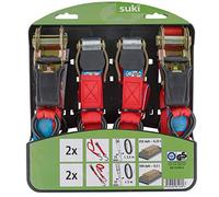 Suki 8091700 - Set di cinghie di fissaggio, multicolore