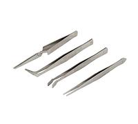 SUKI - SET PINZE PER ELETTRONICA IN ACCIAIO 4 PEZZI