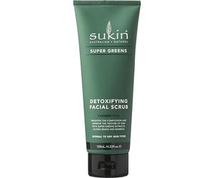 Sukin super Greens Detoxifying scrub viso