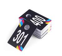 SUKIRA Targhette numeriche in plastica dal vivo, immagine speculare normale e inversa per controllo della stanza del cappotto per Facebook Live, forniture Lularoe riutilizzabili, schede appendiabiti