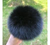 SUKORI 2 Pezzi Pompon in Pelliccia di Volpe Naturale Pompon in Pelliccia per Berretti Cappello Pompon in Pelliccia Fai da Te per Berretti Borse Accessori Sciarpa