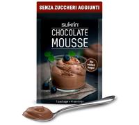 SUKRIN Dessert Mousse al cioccolato, mix istantaneo per budini, per dolci gustosi, budino senza zucchero aggiunto, senza glutine, a basso carboidrati, senza colori artificiali, 1 confezione 85g