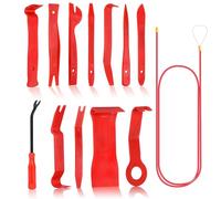 sukudon 13 Pezzi Strumento di Rimozione Auto Kit Ricambi per Auto Kit Smontaggio Pannelli Utensile di Smontaggio Auto Pannello Attrezzi Auto Radio Trim Rimozione Installer Pry Strumento Attrezzi