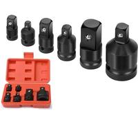 Sukudon Set di adattatori | 6 pezzi | 1/4" su 3/8", 3/8" su 1/2"