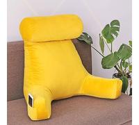 sul dorso, Cuscino da lettura terapeutico extra large/Cuscino di supporto lombare con cuscino for il riposo della schiena in memory foam triturato | Cuscino lounge for schienale for adulti(Crab Roe)