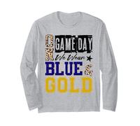 sul Gioco di Calcio indossiamo Lo Spirito Scolastico Blu e Oro Maglia a Manica