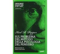 Sul problema del metodo della psicologia del pensiero