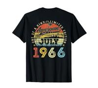 (sul Retro) 60 Edizione Limitata 1966 60 Luglio Compleanno Maglietta