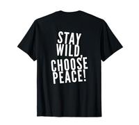 sul Retro odio la Guerra Dite No alla Guerra Le Guerre restate Selvaggi Scegli la Pace Maglietta