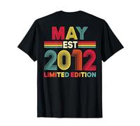 (sul Retro) Retro May EST 2012 Compleanno 14-Year-Old 14th Maglietta