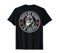 (Sul retro) Tocca la mia barba e dimmi che sono Pretty Monkey Men Maglietta