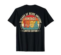 (sul Retro) Vintage 32 Compleanno Decorazioni Uomo 32 Anni 1994 32 Maglietta