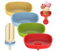 Sul supporto in silicone, antigoccia sul supporto, No Drip Drop Ice Pop, supporto in silicone per congelare per bambini e ragazze