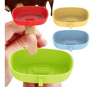 Sul supporto per manico per bambini, in silicone sul supporto - nessuna goccia sul supporto - Il supporto antigoccia sul supporto raccoglie le gocce prima che cadano e aspira i dolcetti fusi