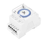SUL181D AC220V Din Rail Relè temporizzatore meccanico Interruttore orario programmabile elettrico 24 ore 15 minuti 96 volte