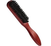 Sularpek Spazzola Setole Cinghiale, Spazzola per Capelli con Manico, Spazzola per Coda Tirata, Spazzola Per Barba, Spazzola per Capelli con Legno per Ricci, Lisci, Donne, Uomini