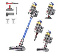 Sulean Aspirapolvere senza Fili 48Kpa 580W 70 Minuti, Scopa Elettrica senza Filo Potente con Smart Display, Anti Groviglio, 1.6L Capacità Vacuum Cleaner per Peli Animali Pavimenti Tappeti, X8