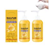 Sulfur Refreshing Shower Gel, gel doccia Sulfur Refreshing contro l'odore del corpo, pulizia profonda, goditi un bagno benefico, cura delicata (2)