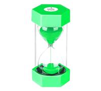 SuLiao Clessidra 3 minuti verde, set timer per uova, vetro colorato, timer per bambini, scuola, bambini, pulizia dei denti, kita, ufficio, casa, decorazione, giochi, aula, cucina