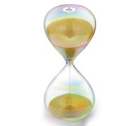 SuLiao Clessidra, clessidra dorata, 5 minuti, grande, i bicchieri colorati clessidra, 5 minuti, Hourglass Sand Time, vetro sabbiato per bambini, aule, casa, scrivania, ufficio
