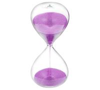 SuLiao Clessidra, lilla, clessidra, grande, 60 minuti, clessidra, timer 60 minuti, tempo di clessidra, adatto per bambini, aule, casa, scrivania, decorazione per ufficio