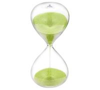 SuLiao Clessidra verde grande 60 minuti, clessidra timer 60 minuti, clessidra in vetro clessidra per bambini, aule, casa, scrivania, ufficio