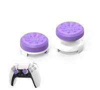 SULIUDAJI 2 Pezzi Thumbsticks, Silicone Copertina Thumbsticks Grip per Controllore PS4 e per Controllore PS5 a Aiuto con Mirare, Controllo e Ridurre Pollice La Stanchezza, Viola