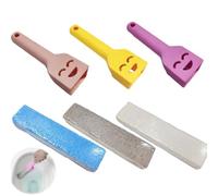 SULIUDAJI 3 Pezzi Pietra Pomice Per Wc Con Maniglie - Per Pulizia Di Wc, Barbecue, Cucina, Bagno