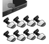 SULIUDAJI 8 Pezzi Type C Port Dust Caps, Tappi Antipolvere Usb C Dust Caps Phone Type C Anti Dust Charging Port Plug, Protect Your Devices With Usb-C Plug Anti-Dust, Anti-Lost Protective Case
