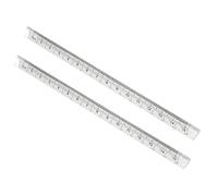 SULIUDAJI Righello triangolare, righello dritto, righello di plastica in plastica righello dritto, 15 cm, forniture scolastiche colore casuale,trasparente