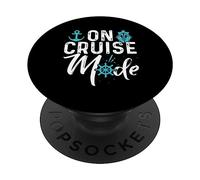 Sulla Crociera Modalità Camicia Camicie Nave Da Crociera Per Gli Amanti Della Croci PopSockets PopGrip Adesivo