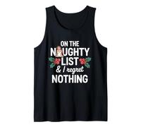 sulla Lista dei Cattivi di Babbo Natale e Non Mi pento Niente di Divertente di Natale Canotta