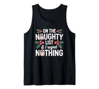 sulla Lista dei Cattivi di Babbo Natale e Non Mi pento Niente di Divertente di Natale Canotta